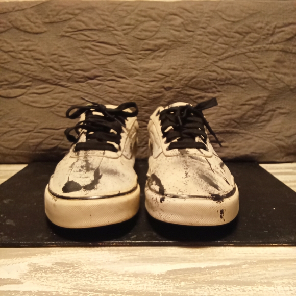 Vans Black and White Athletic Shoes - Picture 4 of 6
